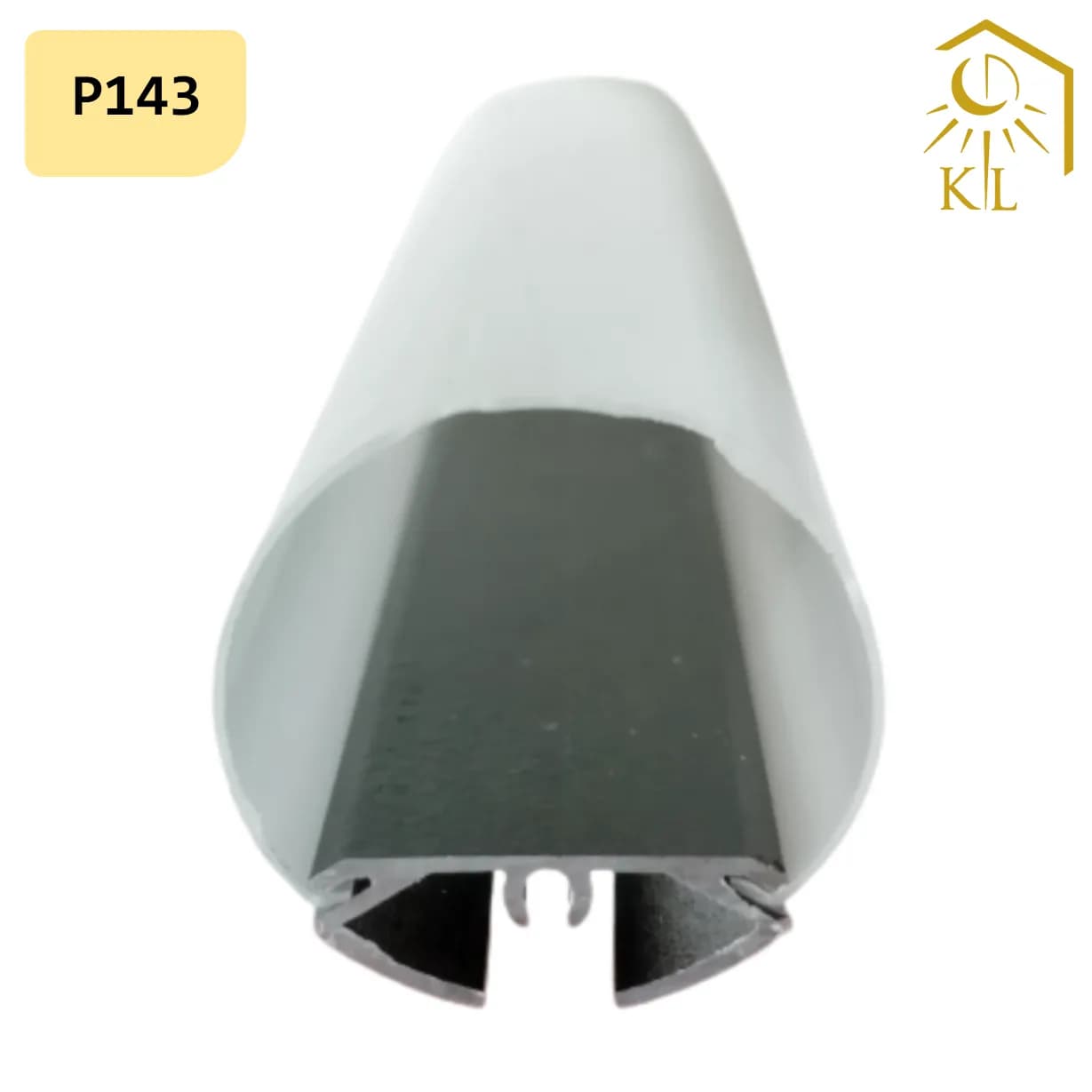 قاب چراغ لاینی روکار کد P143 قطر 30 میلیمتری