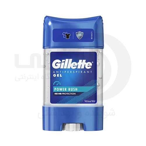 مام ژله‌ای ژیلت مدل Power Rush حجم 70 میل