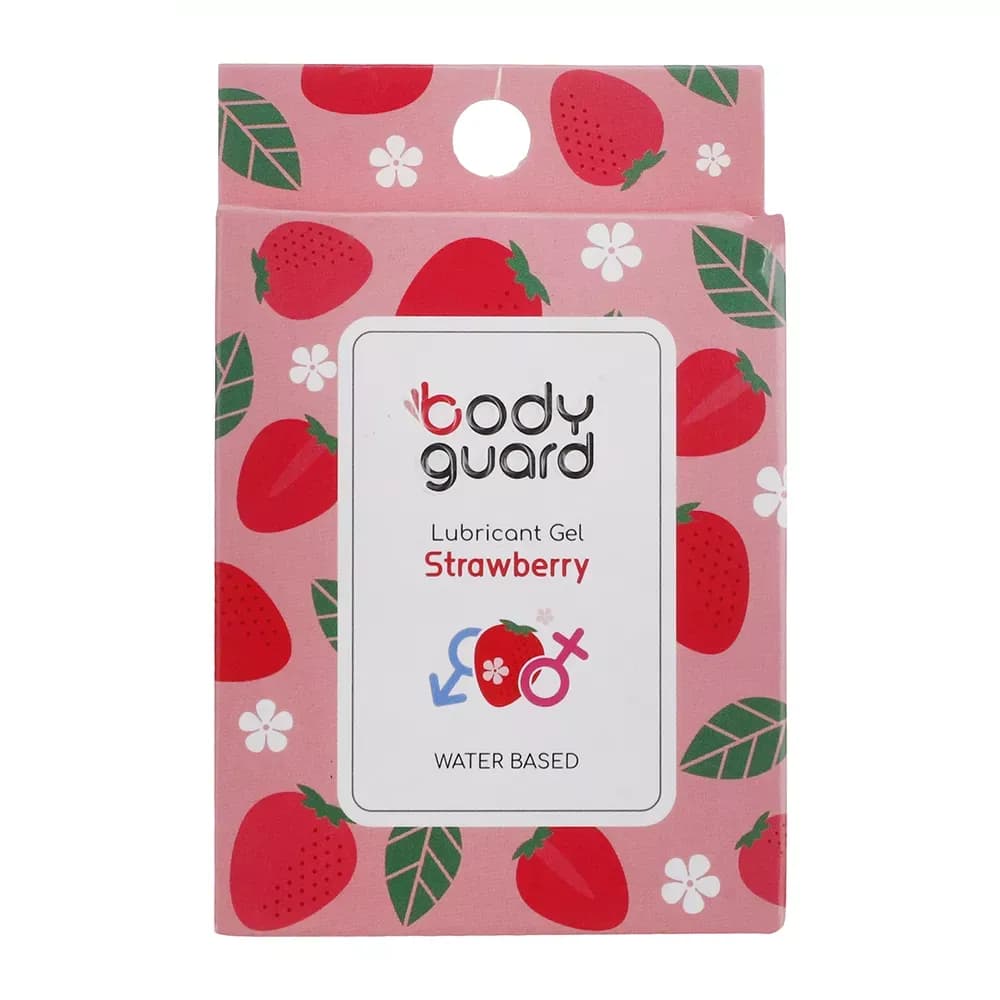 ژل لوبریکانت بادیگارد مدل Strawberry بسته 3 عددی — تصویر ۴