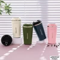 تراول ماگ رنگی درجه دار 380 میل کافی coffee