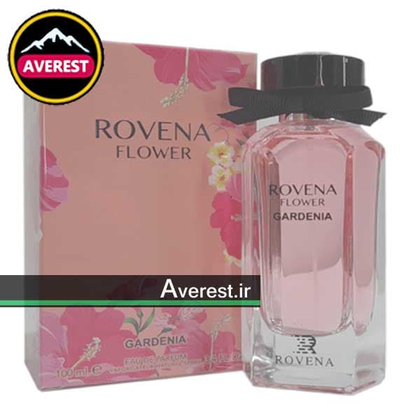 ادکلن زنانه روونا مدل فلاور گاردنیا رایحه گوچی فلورا گورجس گاردنیا Rovena Flower Gardenia کد 390