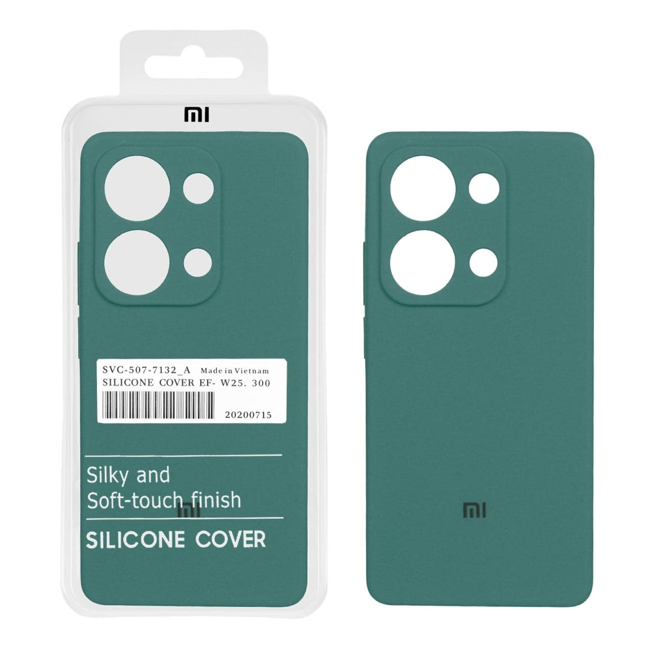 قاب سیلیکونی پاک کنی اورجینال درجه یک Xiaomi Redmi Note 13 Pro 4G / Poco M6 Pro 4G -کد3713