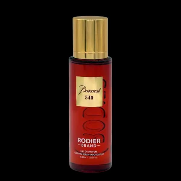 عطر جیبی رودیر مدل باکارات Baccarat 540 حجم 30 میلی لیتر