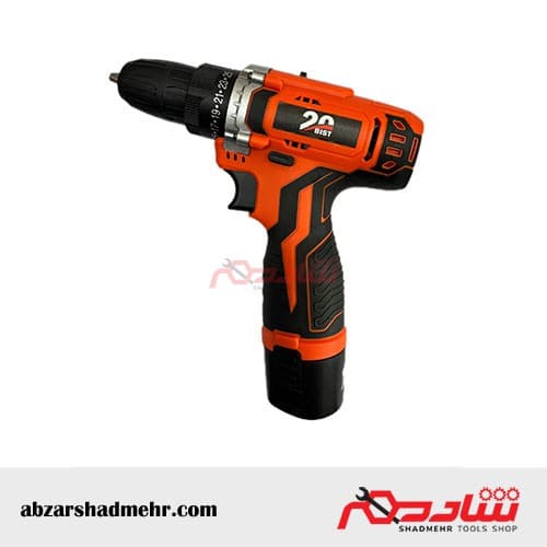 دریل شارژِی 12 ولت تک باتری بیست DC