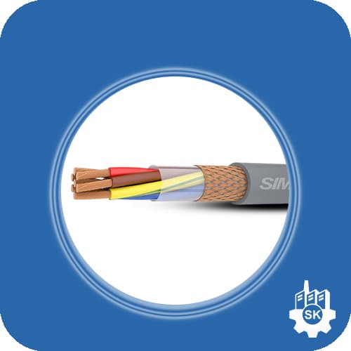 کابل افشان کنترل شیلددار 7 در 1.5 سیمیا