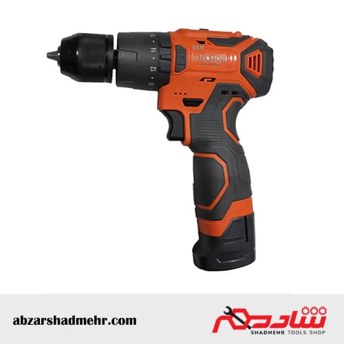 دریل شارژِی 12 ولت براشلس آنکور DCE12 دو باتری