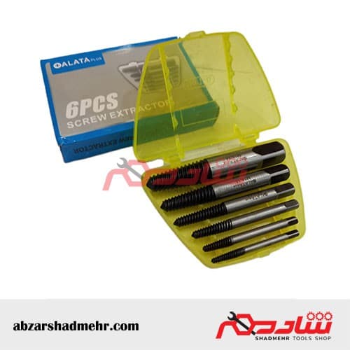 قلاویز چپگرد 6 عددی آلاتا (پیچ شکسته باز کن)