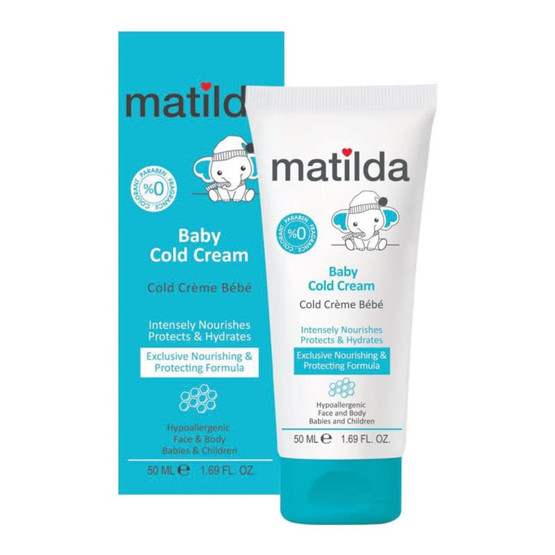 کرم محافظت کننده پوست کودک ماتیلدا مدل ColdCream حجم 50 میلی لیتر — تصویر ۲