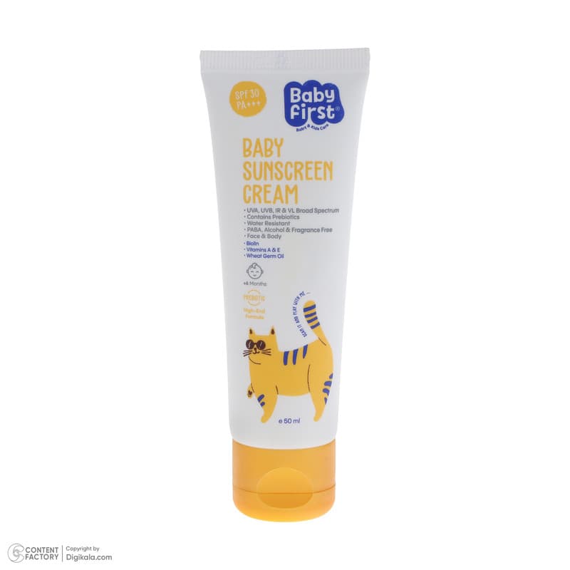 کرم ضد آفتاب کودکان بیبی فرست مدل SPF30 حجم 50 میلی لیتر — تصویر ۳