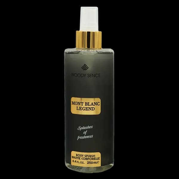 بادی اسپلش مردانه وودی سنس مدل مونت بلنک لجند MONT BLANC LEGEND حجم 250 میلی لیتر