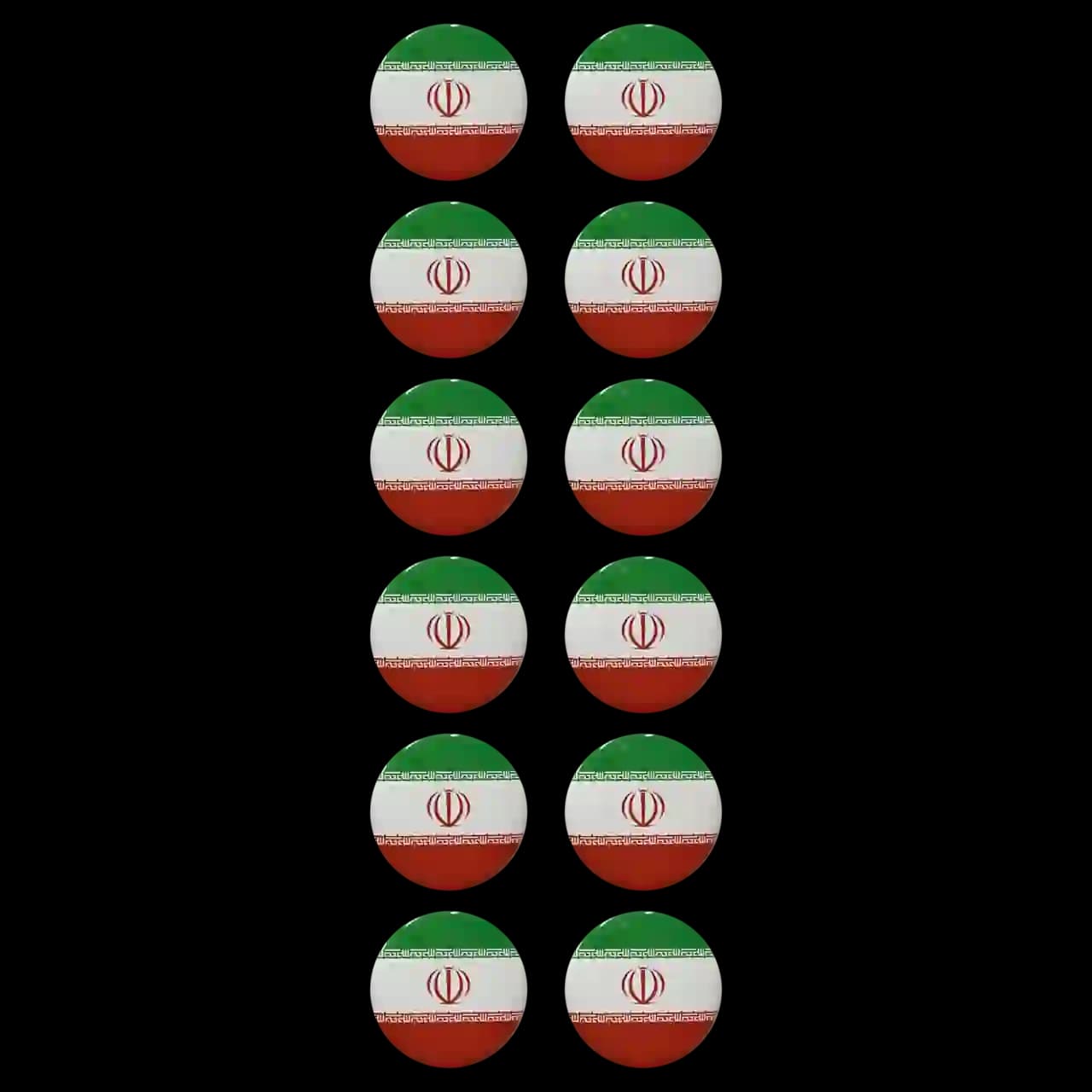 کارت پیکسل پرچم ایران مدل Ae1