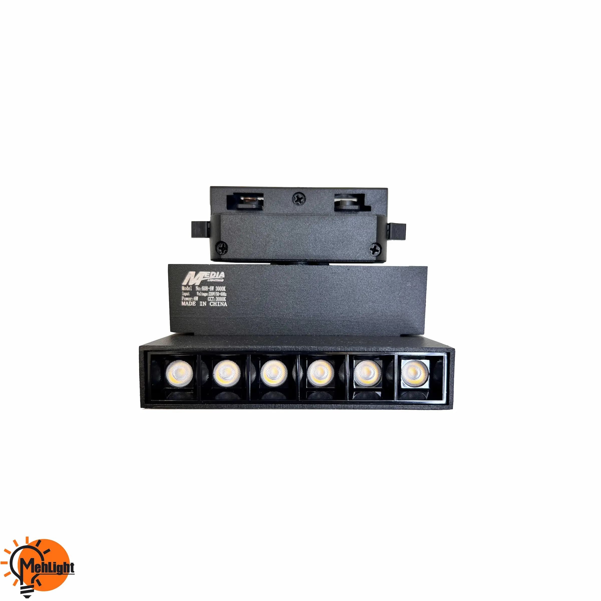 چراغ ریلی کتابی نقطه ای 6 وات کد 608 مدیا