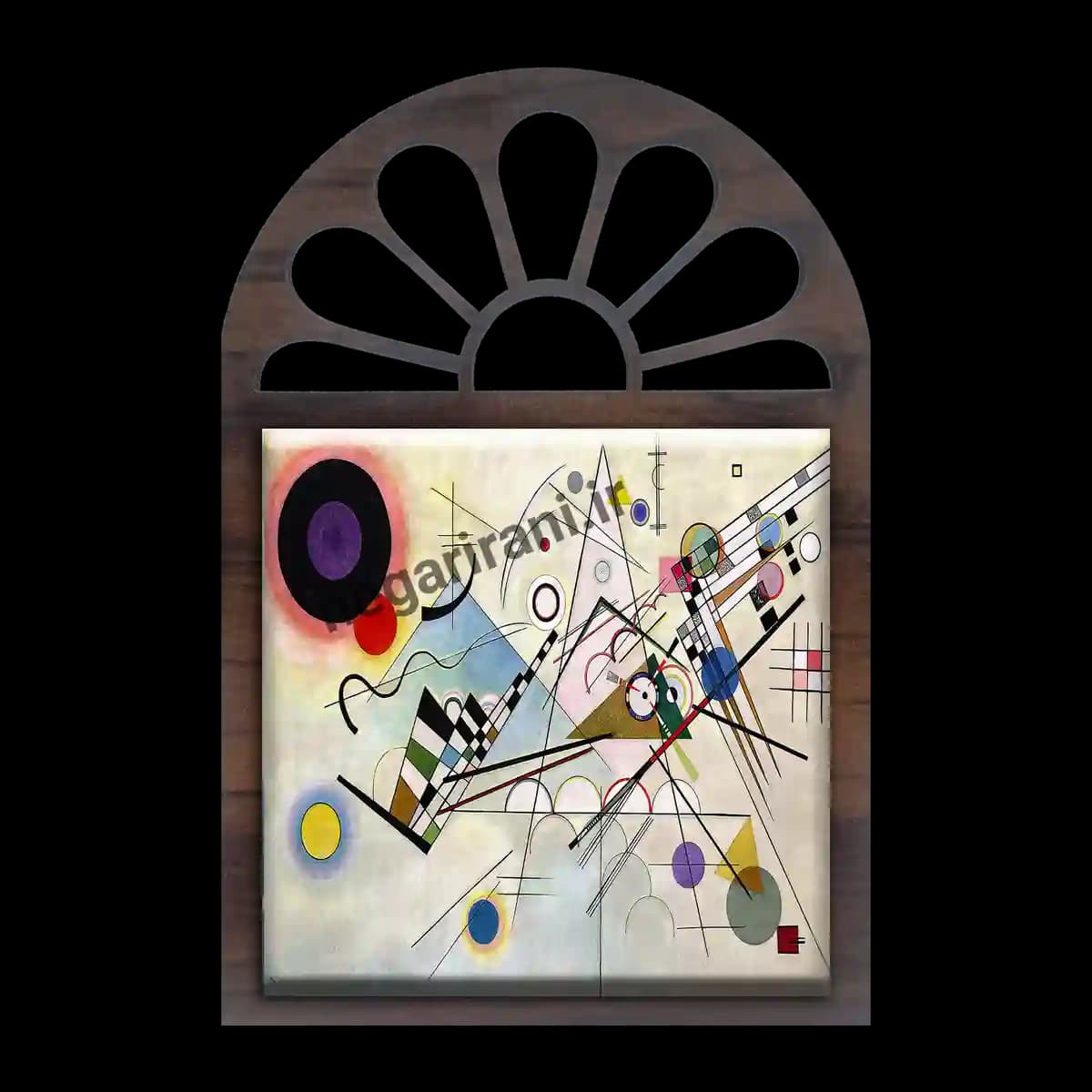 تندیس کاشی پنجره ای composition viii مدل AX 26