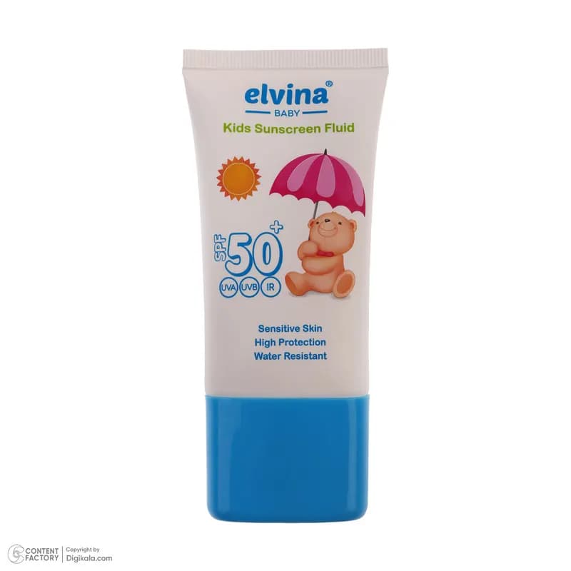 فلوئید ضدآفتاب کودک الوینا مدل spf 50 حجم 50 میلی لیتر — تصویر ۷