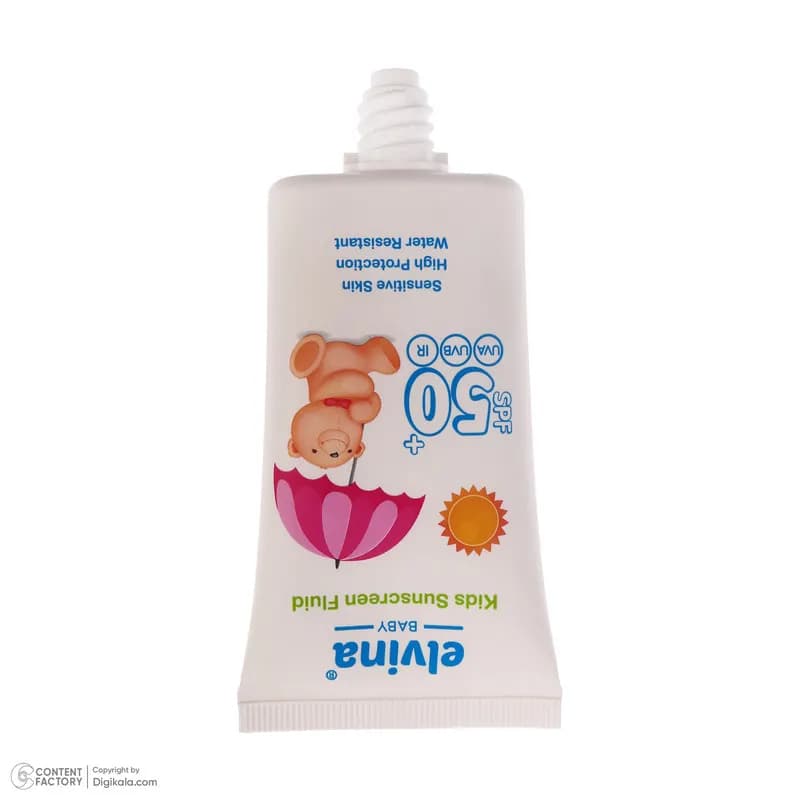فلوئید ضدآفتاب کودک الوینا مدل spf 50 حجم 50 میلی لیتر — تصویر ۹