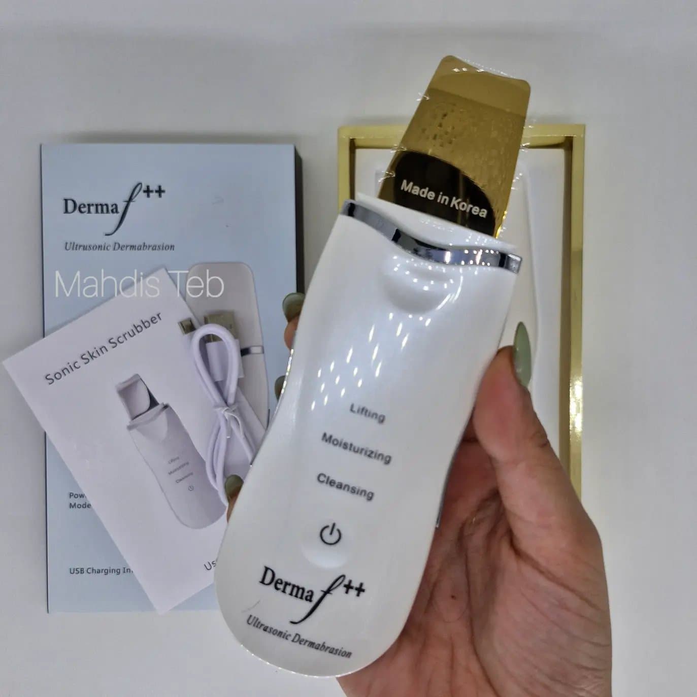 دستگاه اتو صورت درمااف دبل پلاس تیغه گلد ++Derma f — تصویر ۴