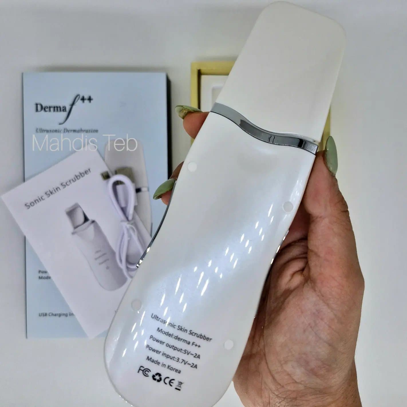 دستگاه اتو صورت درمااف دبل پلاس تیغه گلد ++Derma f — تصویر ۶
