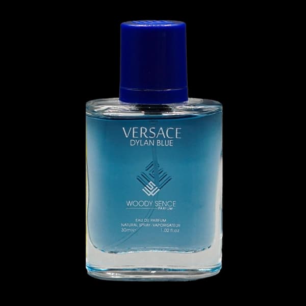 عطر جیبی مردانه وودی سنس مدل ورساچه دیلان بلو VERSACE DYLAN BLUE حجم 30 میلی لیتر