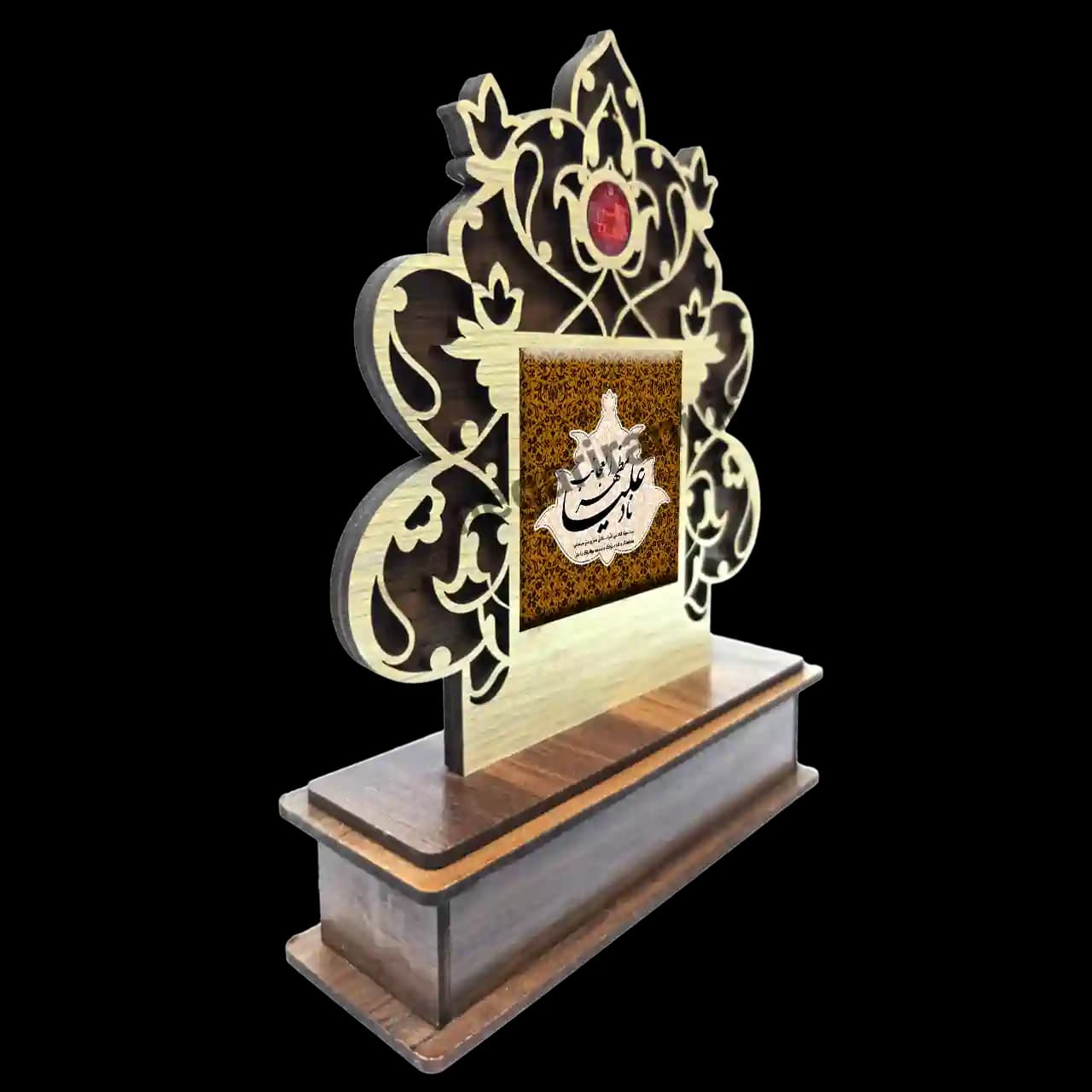 تندیس کاشی گلدار ناد علی 2D 214 — تصویر ۳
