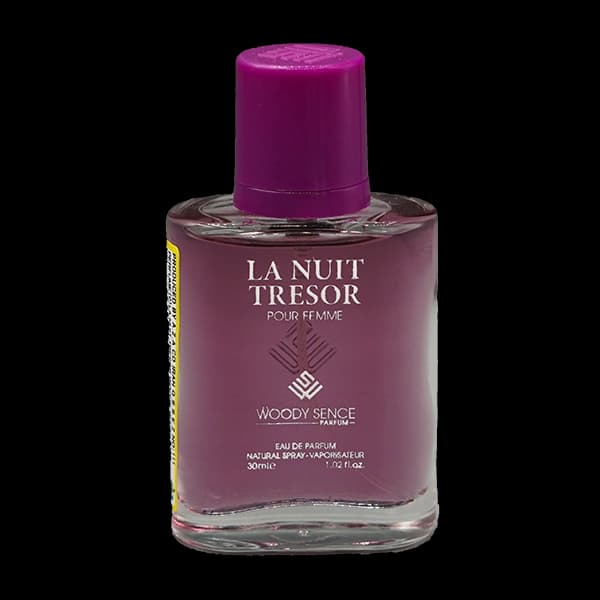 عطر جیبی زنانه وودی سنس مدل لا نویت ترزور LA NUIT TRESOR حجم 30 میلی لیتر