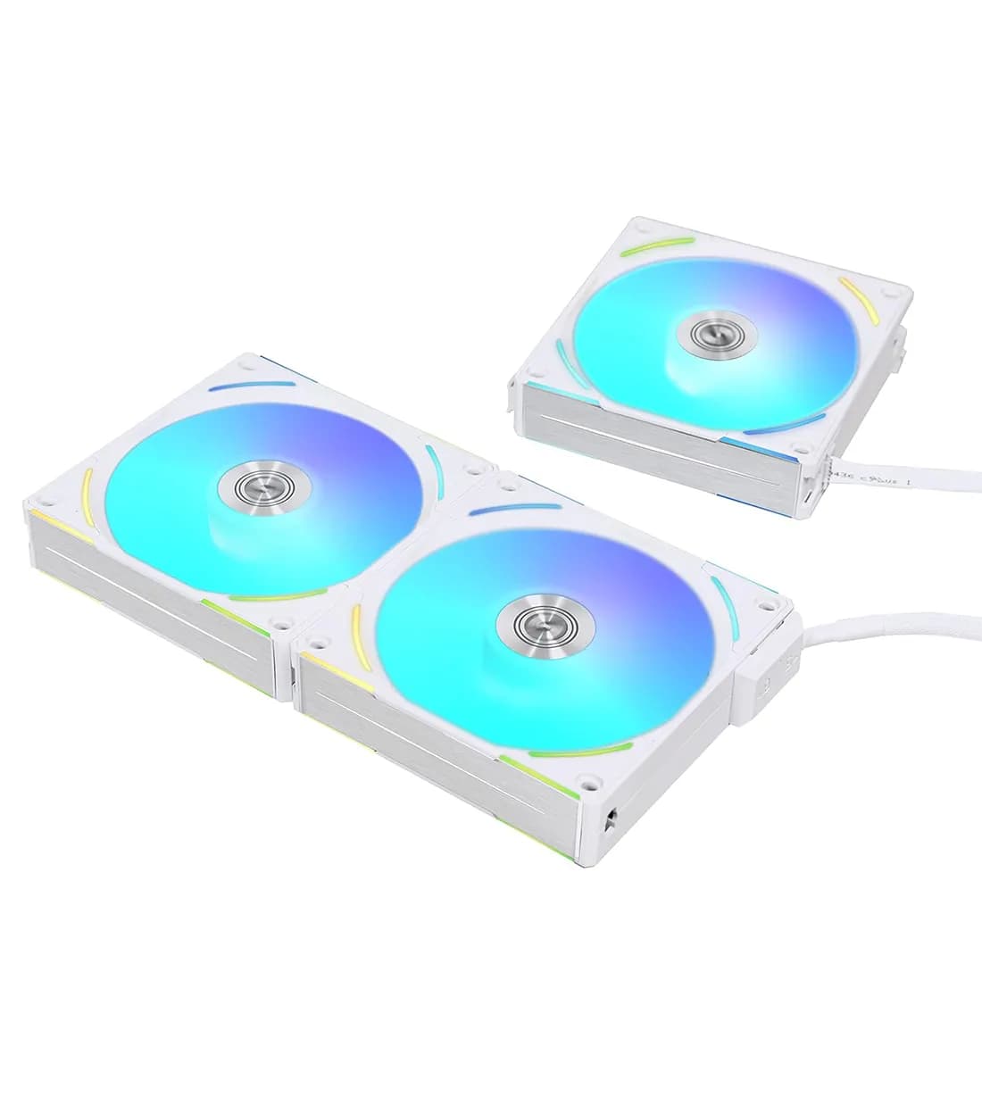 فن کیس لیان لی UNI FAN AL V2 White بسته 3 عددی — تصویر ۵