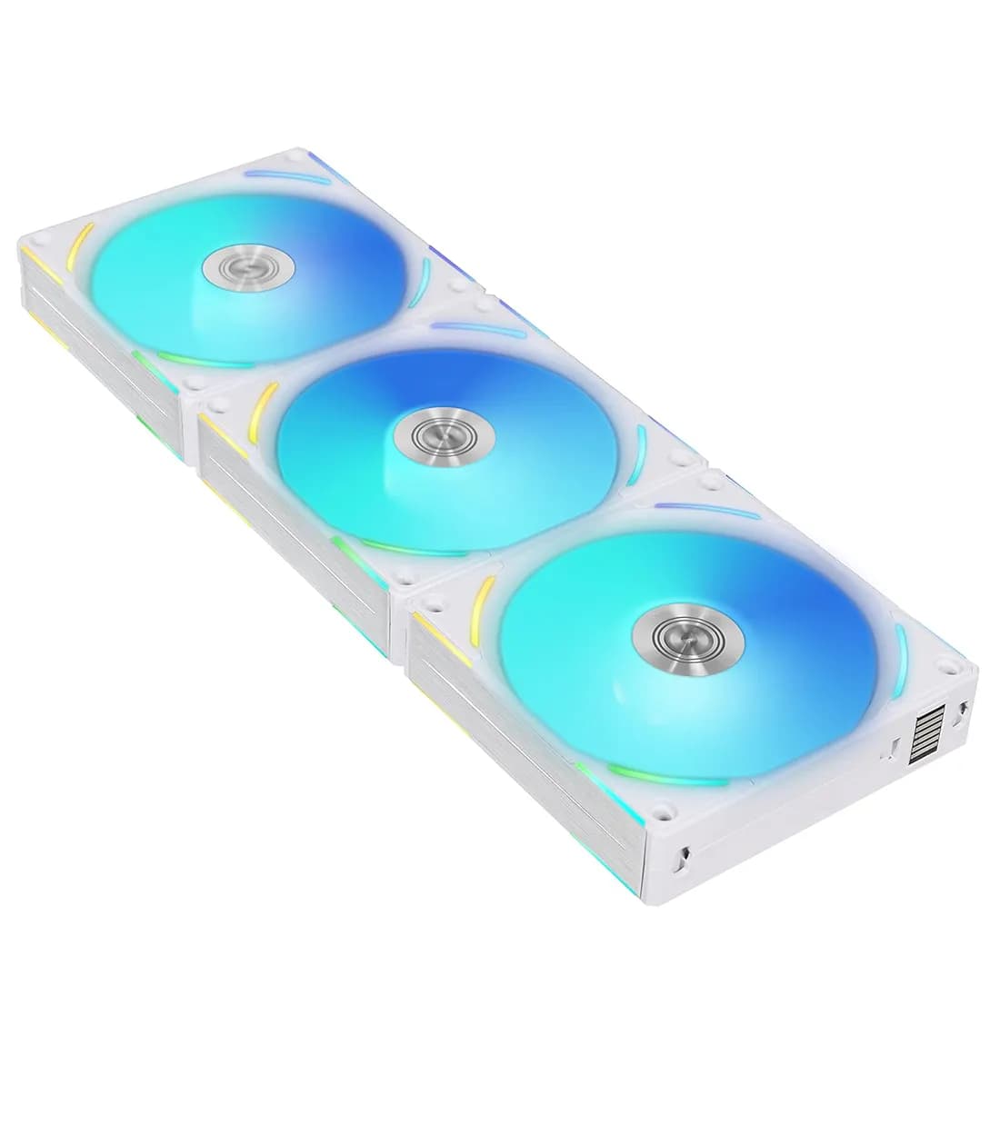 فن کیس لیان لی UNI FAN AL V2 White بسته 3 عددی — تصویر ۲