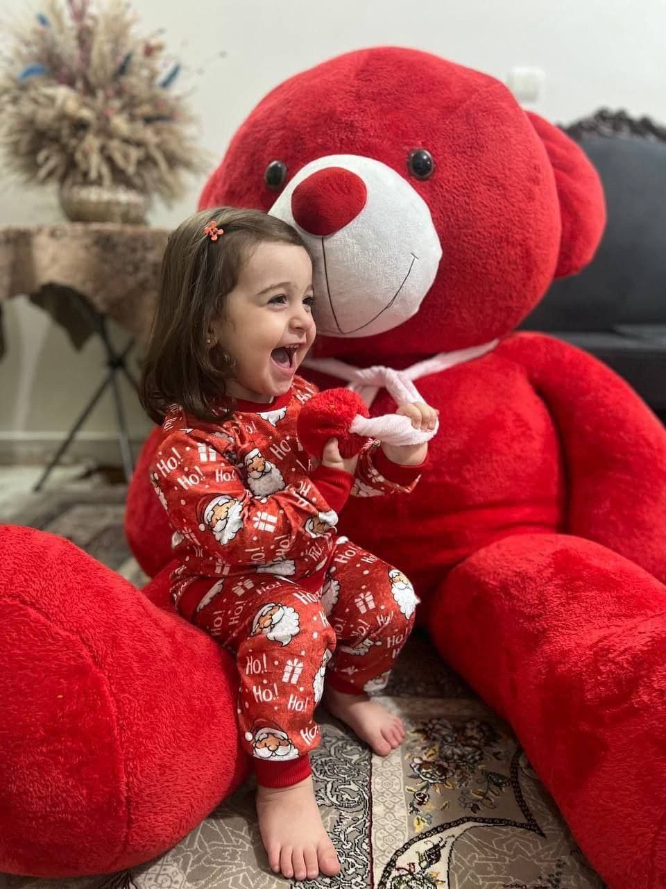 بلوز و شلوار مخمل بابانویل کودک