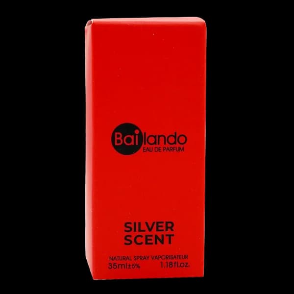 عطر جیبی مردانه بایلندو مدل سیلور سنت Silver Sente حجم 35 میلی لیتر — تصویر ۳