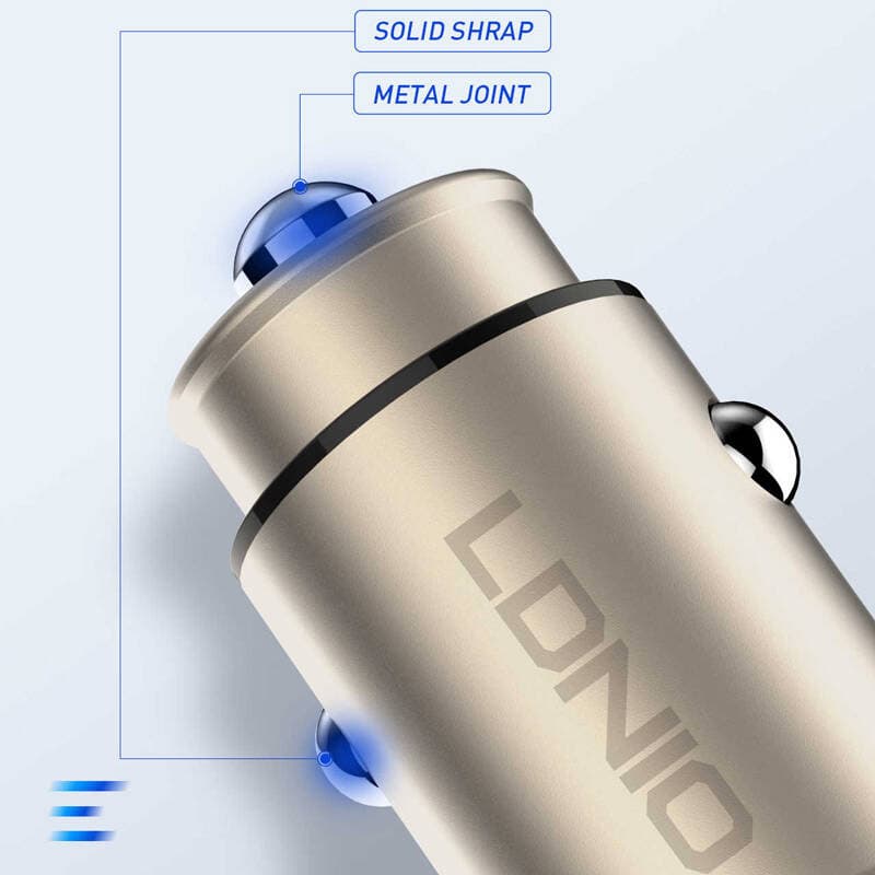 شارژر فندکی 30 وات الدینیو مدل LDNIO C506Q — تصویر ۷