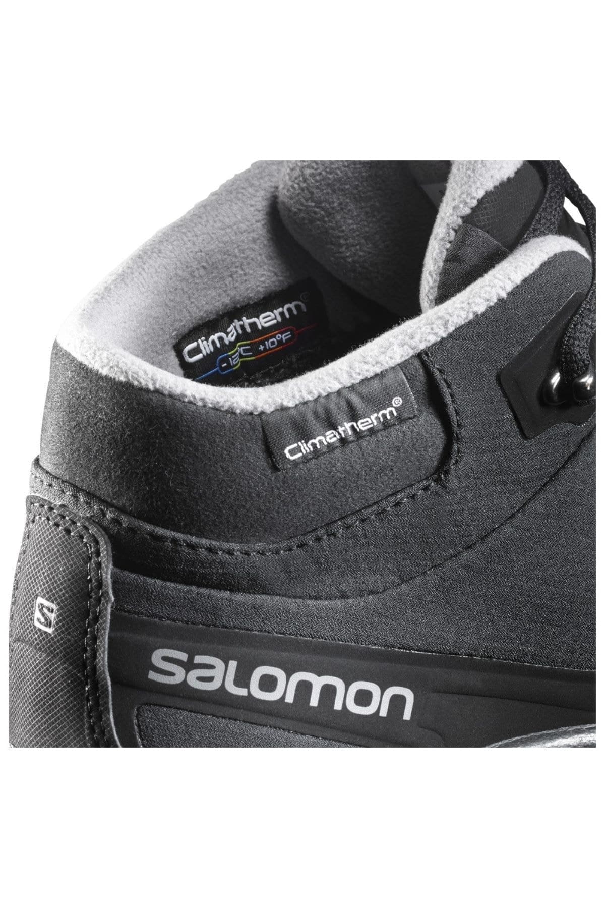 کفش بیرونی سالومون مردانه چرم مصنوعی مشکی راسته اسپرت | Salomon L37281100 — تصویر ۴
