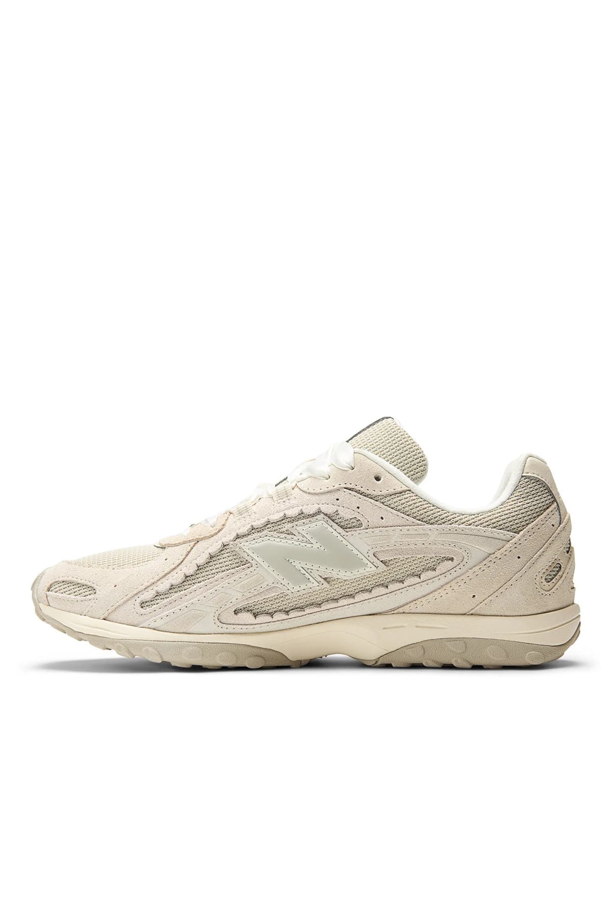 کفش اسنیکر نیو بالانس زنانه چرم بژ راسته کژوال/روزمره | New Balance U204L2SZ UM — تصویر ۲
