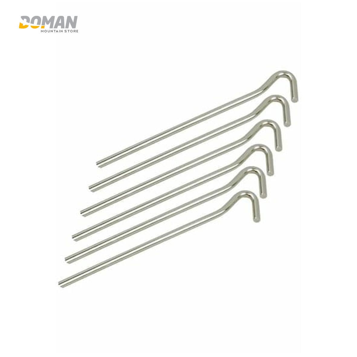 میخ چادر کوهنوردی اوولایت evolite آلمان مدل : میخ چادر استیل 6 عددی evolite Heavy Duty Steel Tent Pegs X 6 20cm