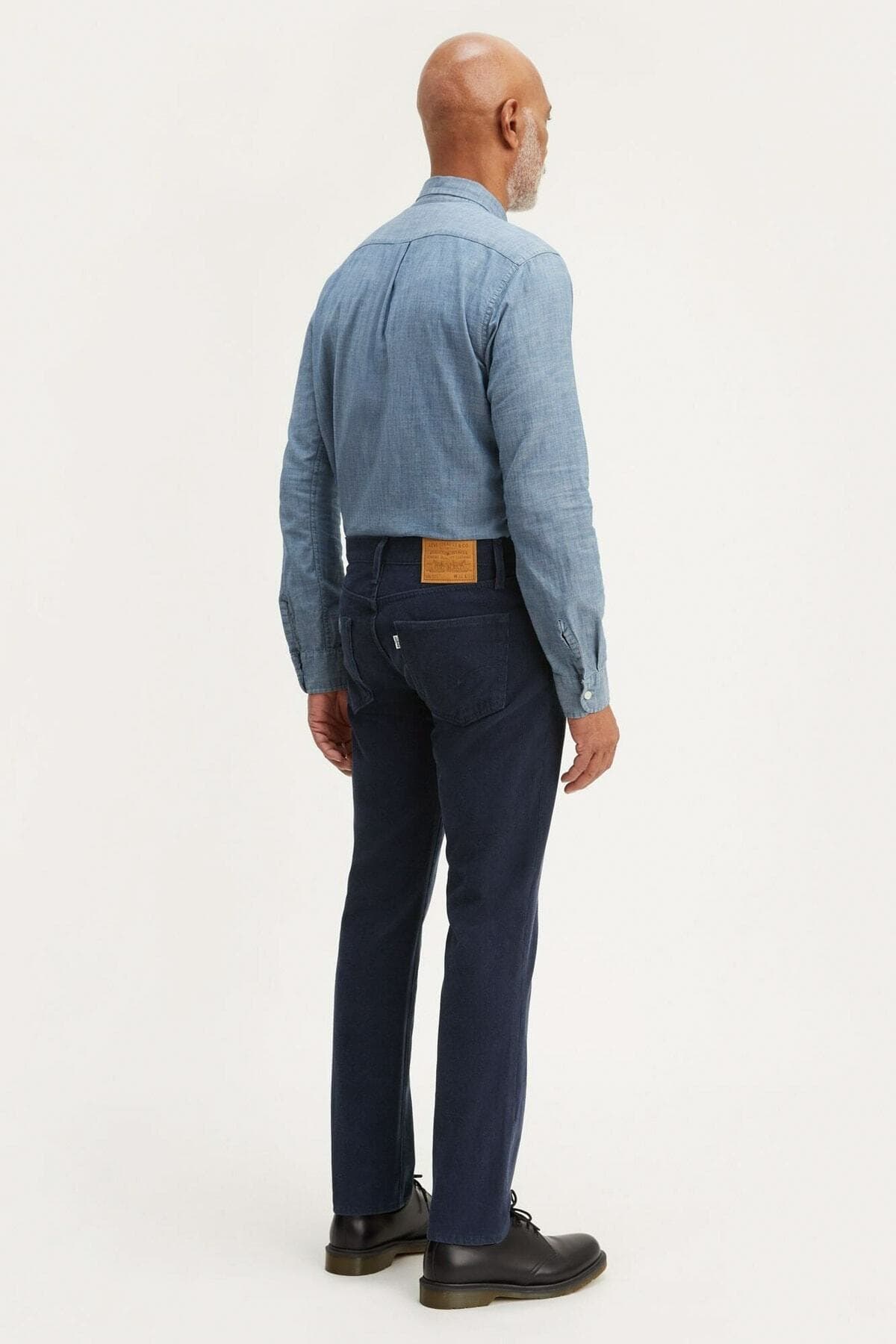 شلوار جین لیوایز مردانه آبی سرمه ای راسته Slim Fit/اسلیم فیت فاق نرمال Slim/اسلیم فیت Daily/روزانه | Levi’s 04511-3853 — تصویر ۴