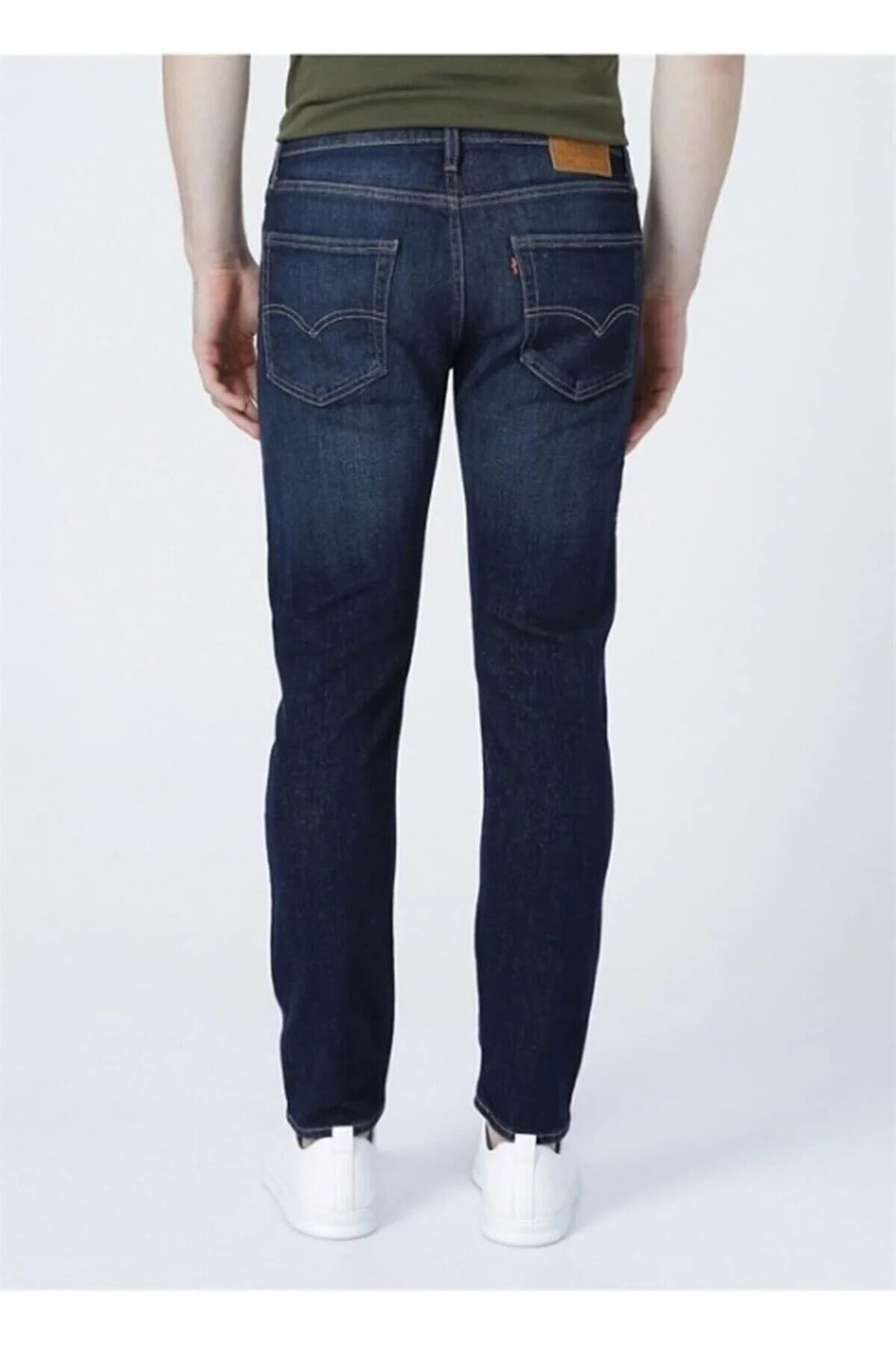 شلوار جین لیوایز مردانه پارچه آبی سرمه ای راسته Regular/رگولار Regular/رگولار شیک | Levi’s TYCDFDA56B9C0C9650 TR — تصویر ۲