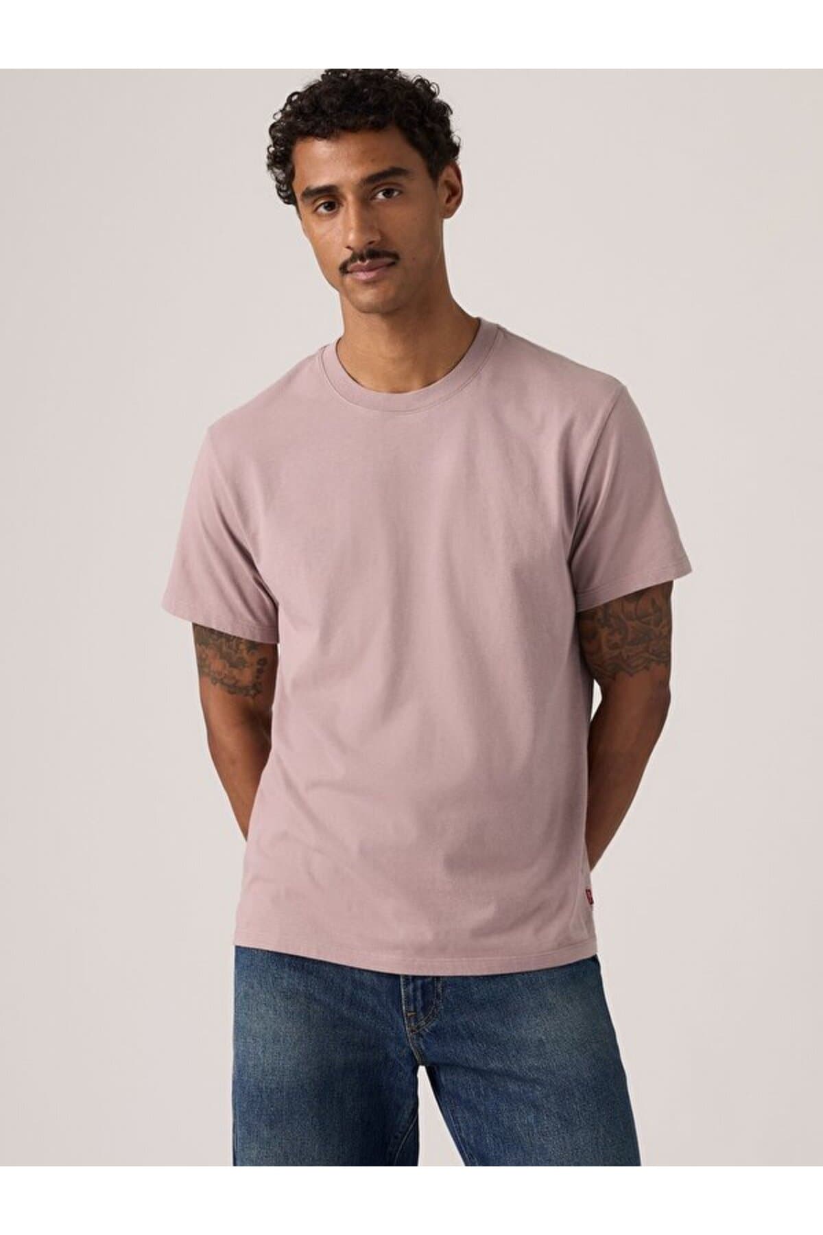 تی شرت لیوایز مردانه آبی راسته Regular/رگولار | Levi’s 008BR00050 PK — تصویر ۷