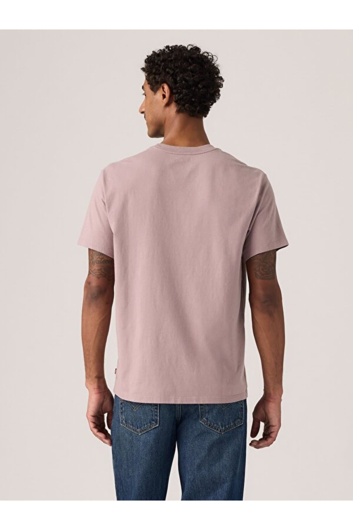 تی شرت لیوایز مردانه آبی راسته Regular/رگولار | Levi’s 008BR00050 PK — تصویر ۴