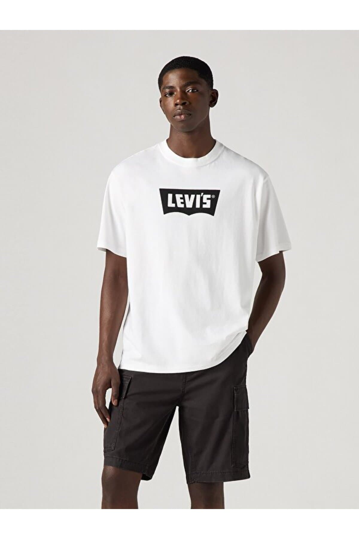 تی شرت لیوایز مردانه پاموک آبی طرح دار Regular/رگولار بیسیک کژوال/روزمره | Levi’s 000RY00050 PK