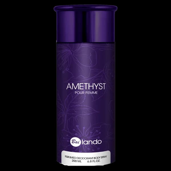اسپری بدن زنانه بایلندو مدل آمیتیس Amethyst حجم 200 میلی لیتر