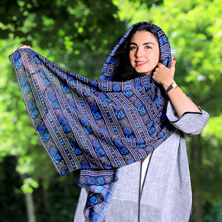 شال نخیه طرح سانسکریت کد 14