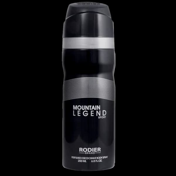اسپری بدن مردانه رودیر مدل مونتاین لجند Mountain Legend حجم 200 میلی لیتر