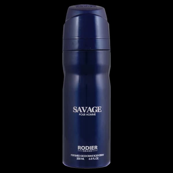اسپری بدن مردانه رودیر مدل ساواج Savage حجم 200 میلی لیتر