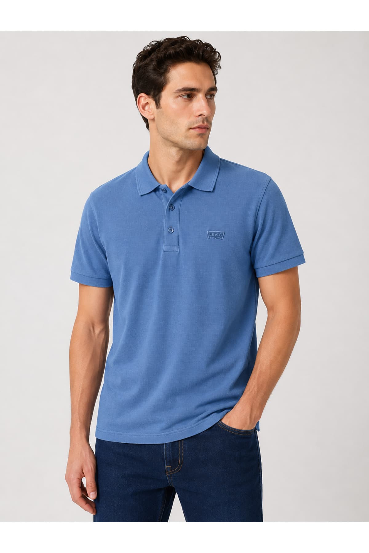 پولوشرت لیوایز مردانه پاموک آبی راسته Regular/رگولار T-shirt | Levi’s 00AUR-0000 TR