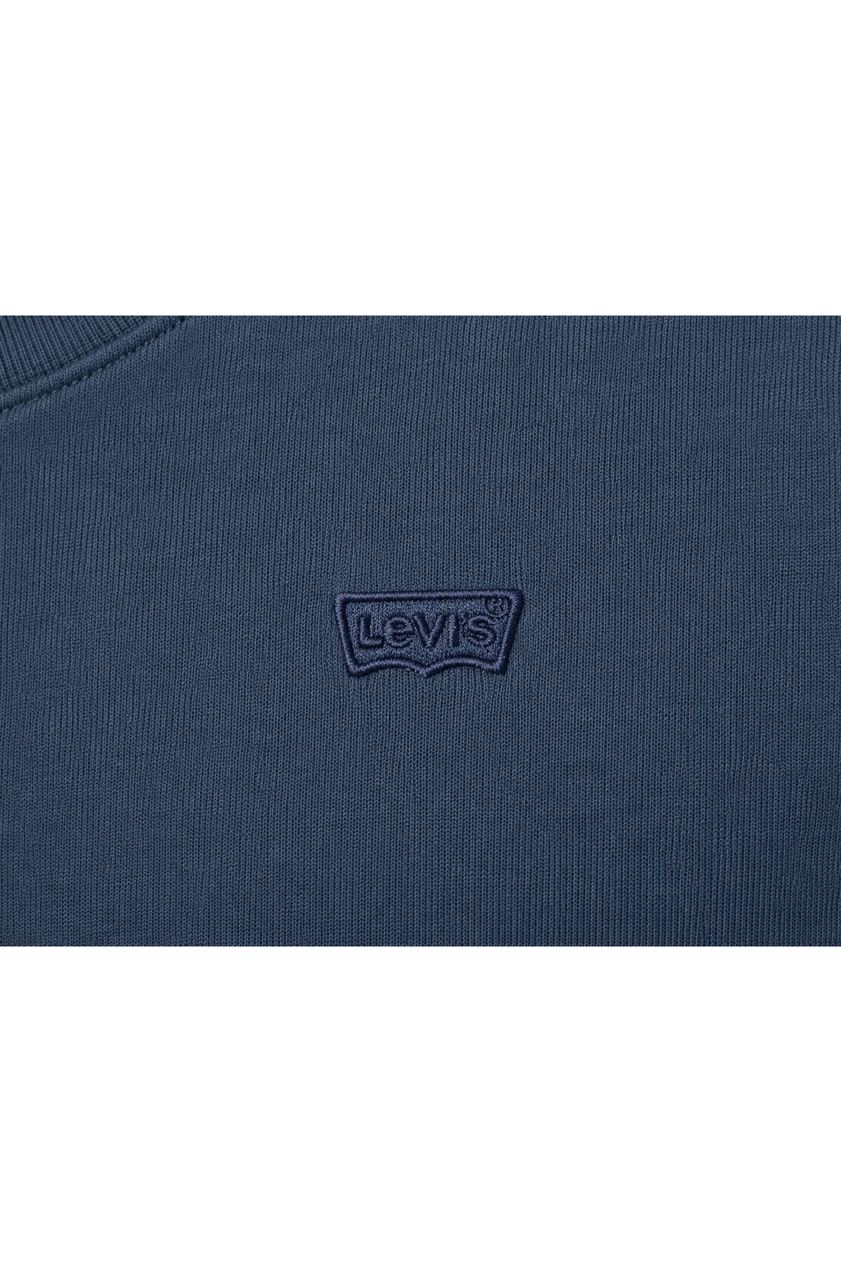 سویشرت لیوایز مردانه پاموک آبی سرمه ای راسته Regular/رگولار جاگر | Levi’s 00AUV-0001 TR — تصویر ۴