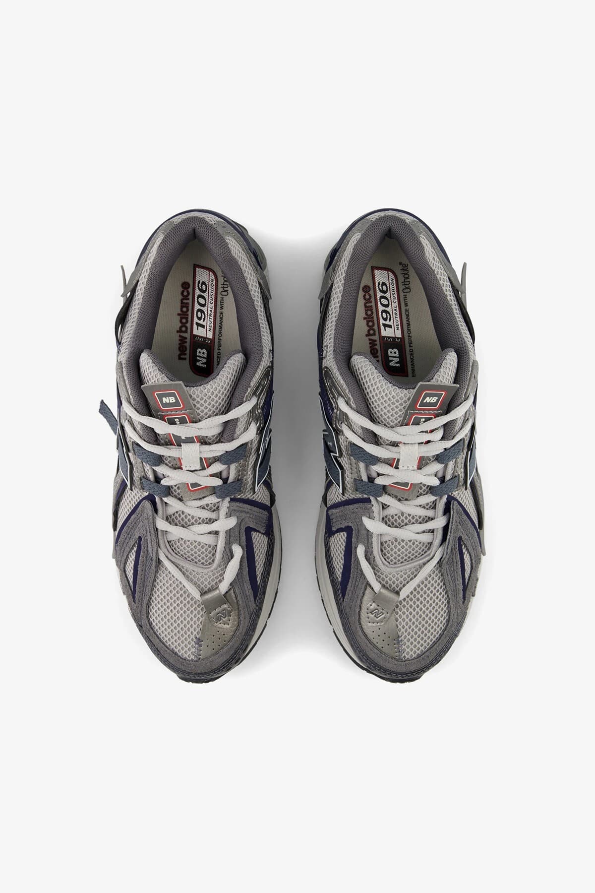 کفش اسنیکر نیو بالانس زنانه منسوجات خاکستری بیسیک راسته اسپرت | New Balance U19064F6-HYP VN — تصویر ۵