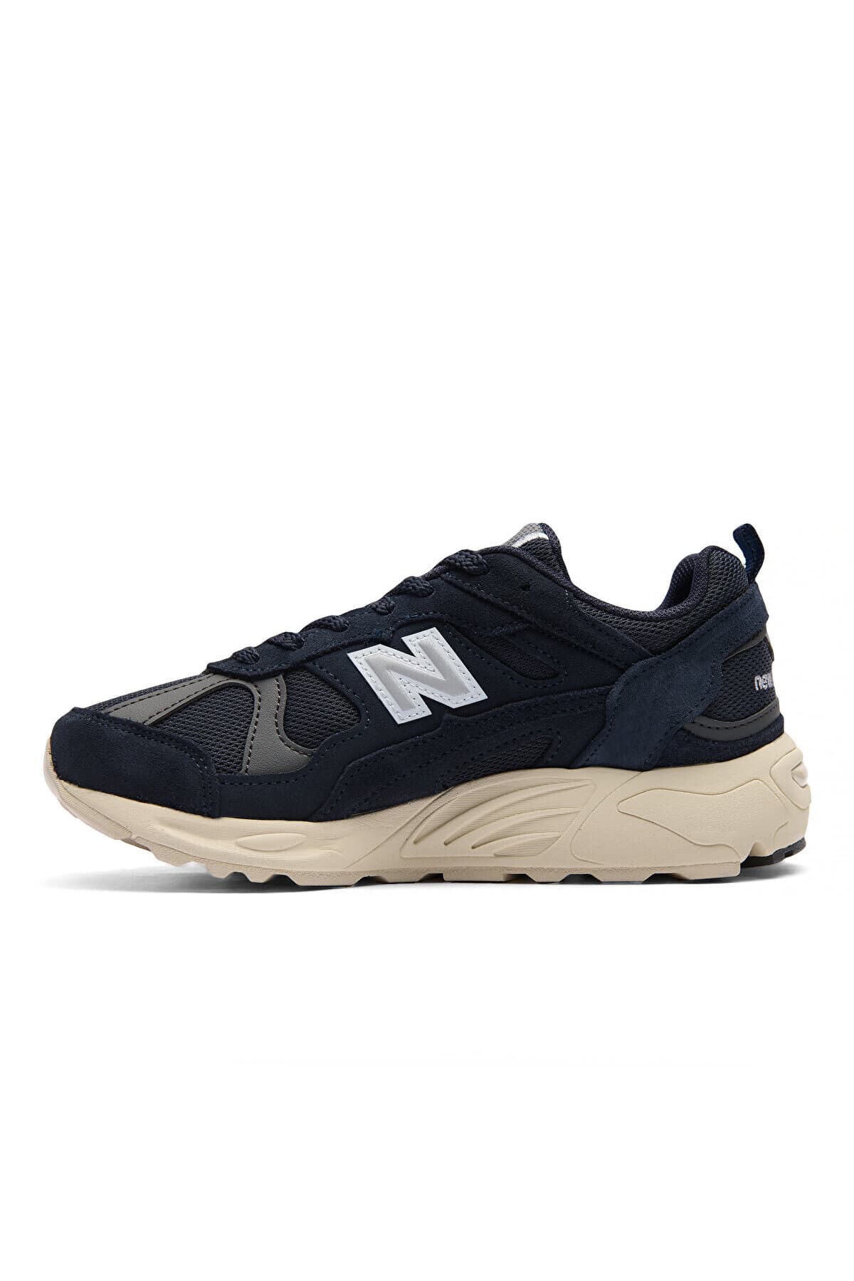 کفش اسنیکر نیو بالانس زنانه منسوجات آبی سرمه ای راسته اسپرت | New Balance FW743 TR — تصویر ۲