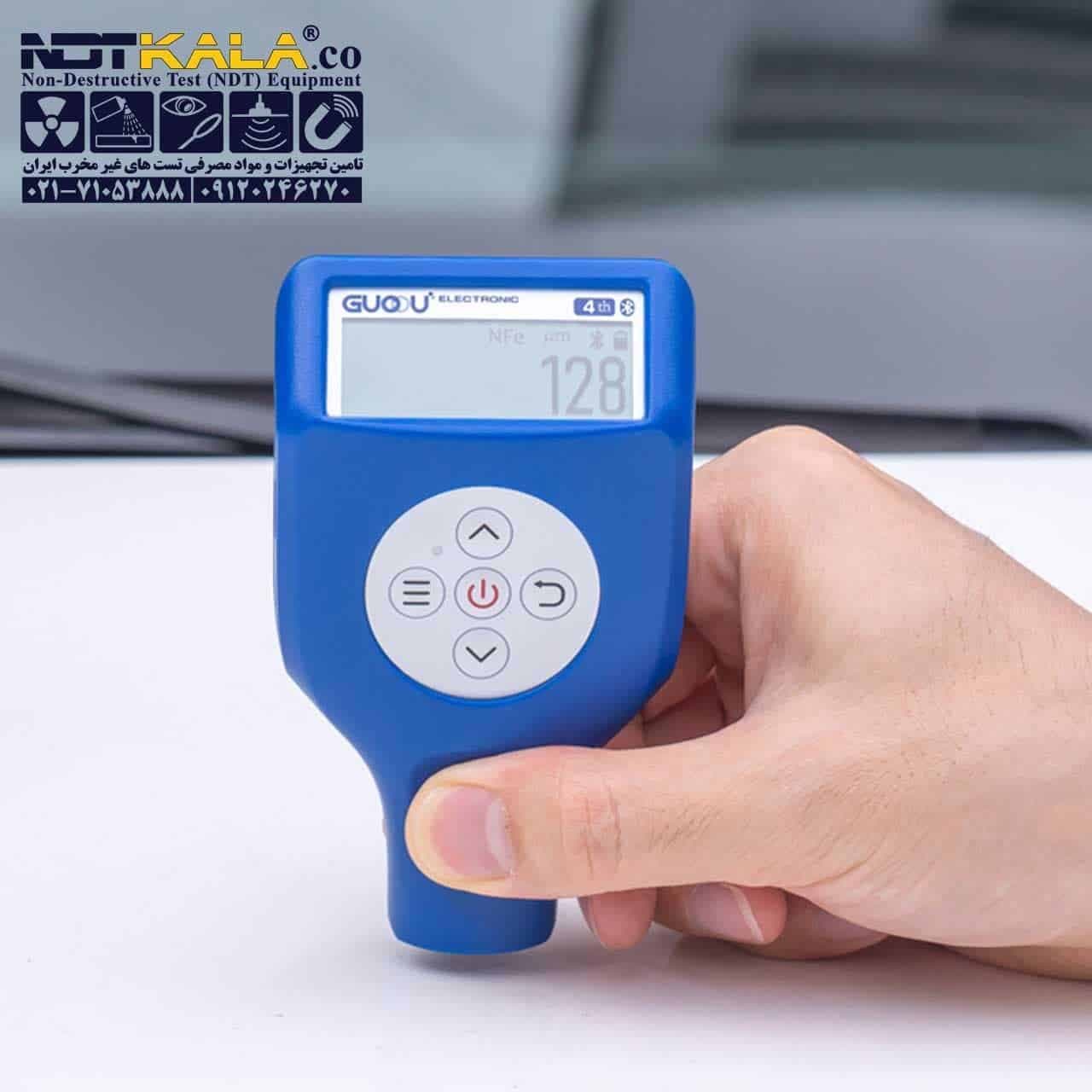 ضخامت سنج پراب سرخود رنگ و پوشش گواو GUOOU GC8102 — تصویر ۳