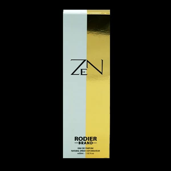عطر جیبی زنانه رودیر مدل زن ZENE حجم 30 میلی لیتر — تصویر ۴