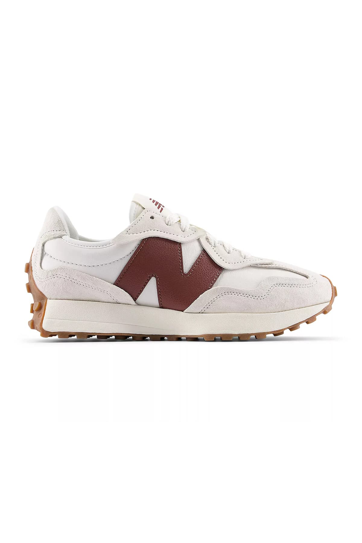 کفش اسنیکر نیو بالانس زنانه منسوجات بژ راسته اسپرت | New Balance U327WKM ID — تصویر ۳