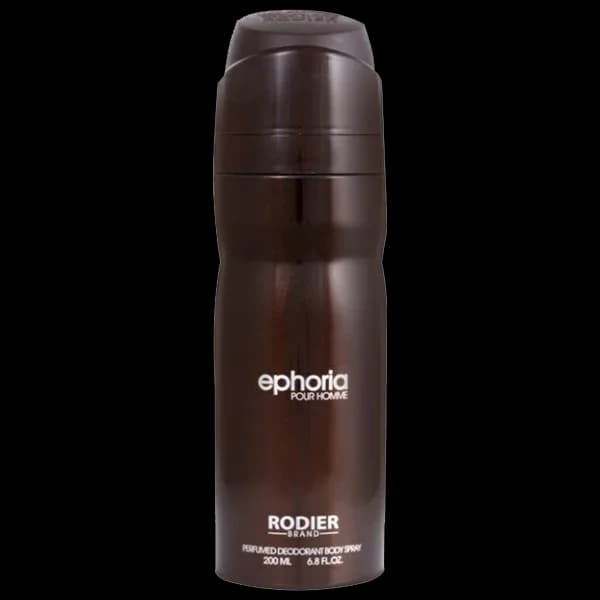 اسپری بدن مردانه رودیر مدل ایفوریا پور هوم Ephoria pour homme حجم 200 میلی لیتر