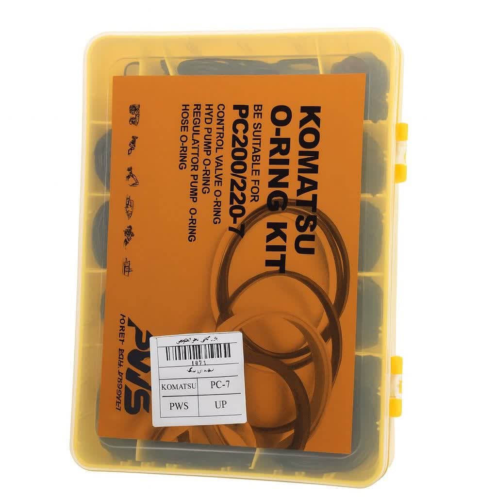 جعبه اورینگ میلیمتر مخصوص بیل مکانیکی کوماتسو PC220-7 / PC200-7